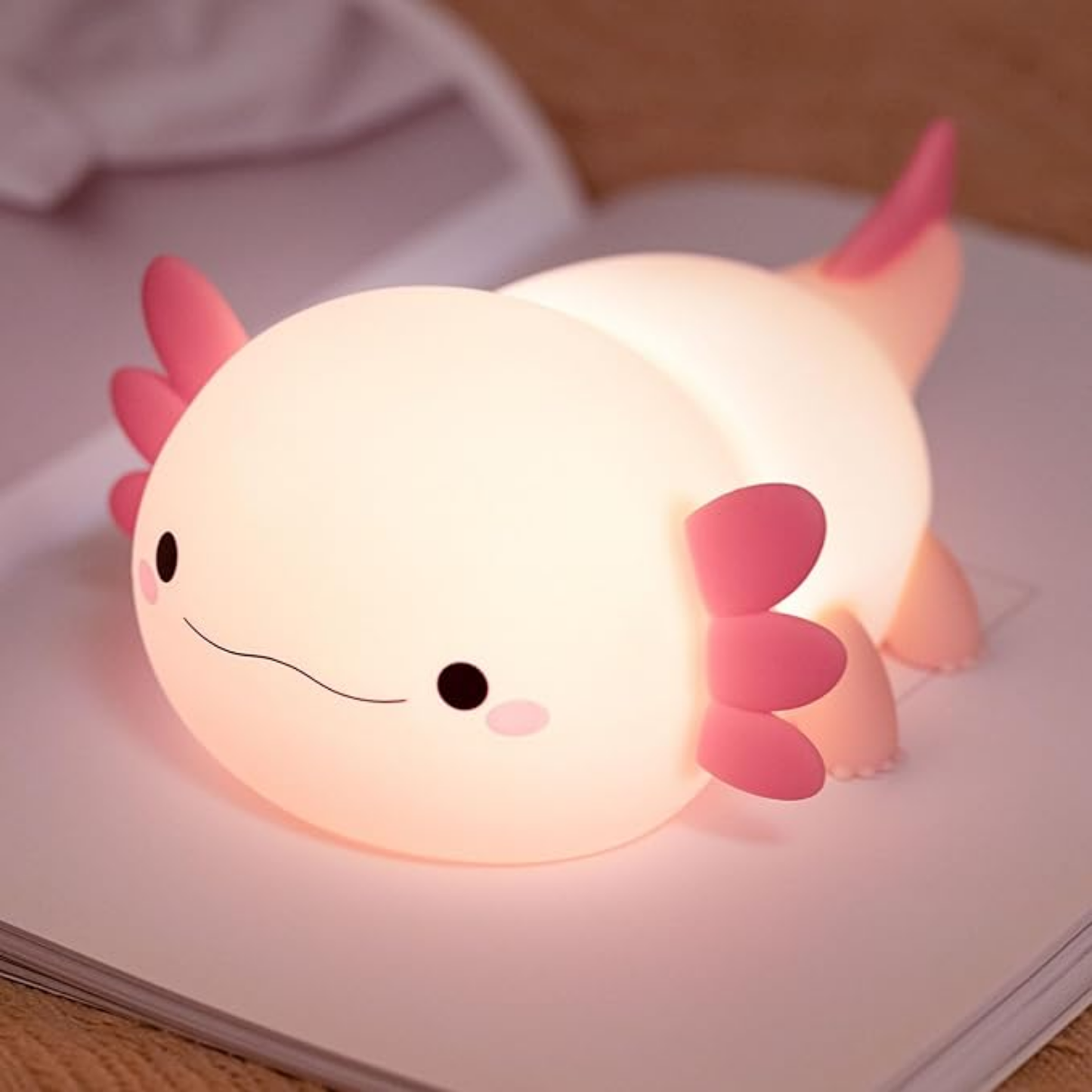 Lámpara Nocturna Tierna de Ajolote