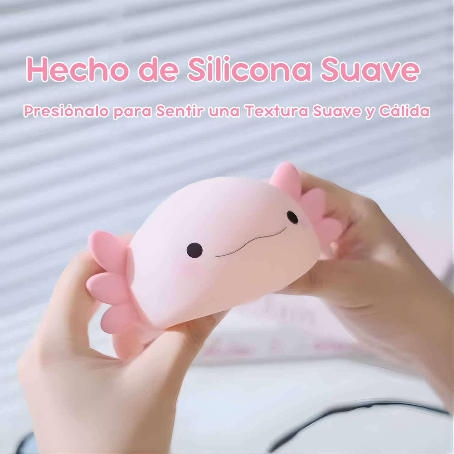 Lámpara Nocturna Tierna de Ajolote